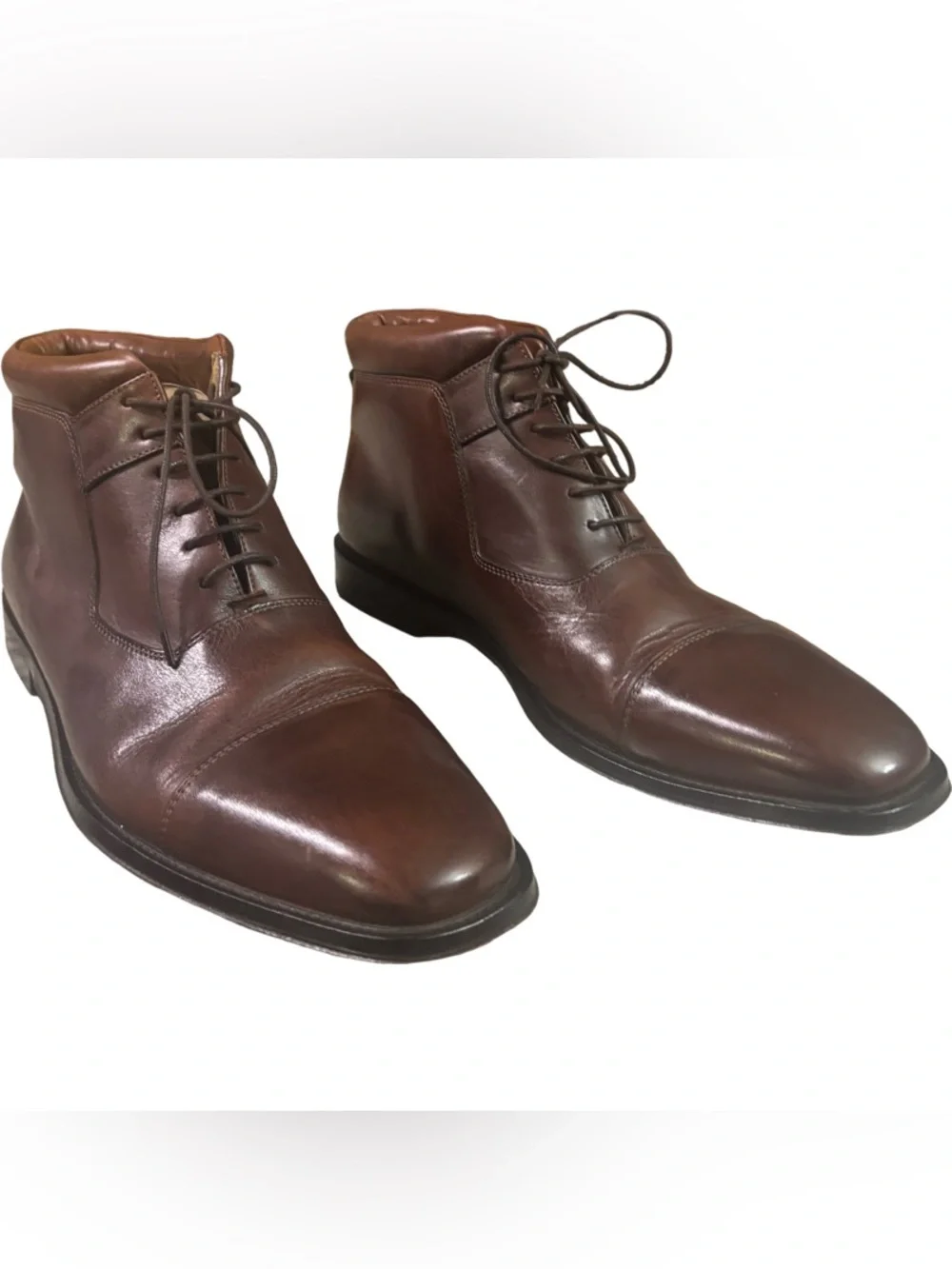 Johnston & Murphy polished brown